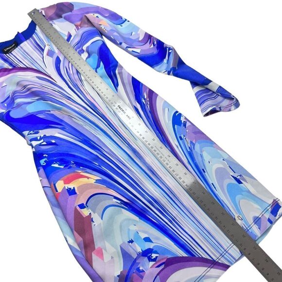 Bebe Watercolor Swirl Bodycon Dress - Picture 11 of 14